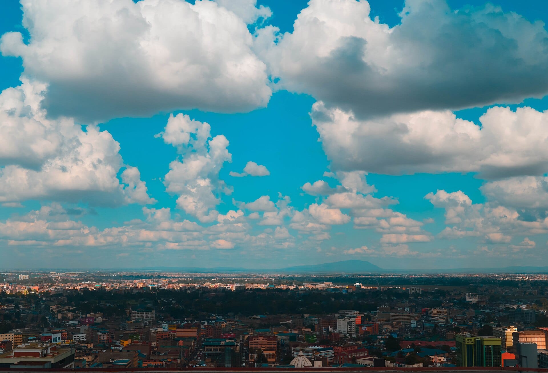Nairobi city skyline